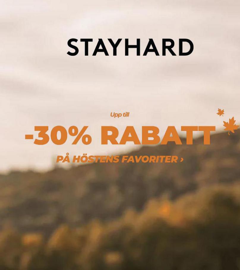 -30% Rabatt. Stayhard (2021-09-24-2021-09-24)