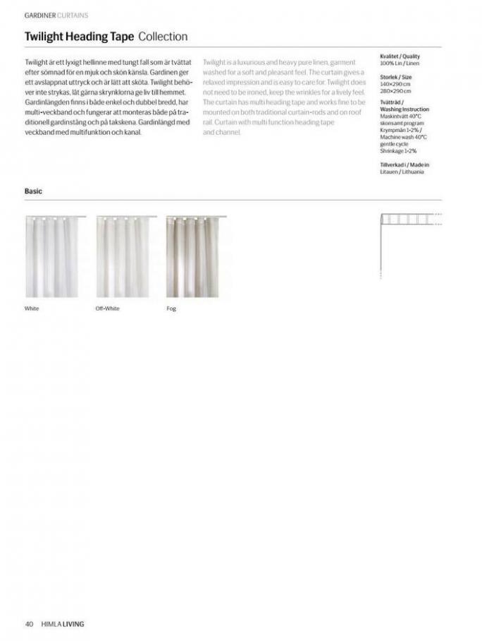 HIMLA Product Catalog AW21. Page 40