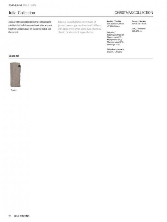 HIMLA Product Catalog AW21. Page 20