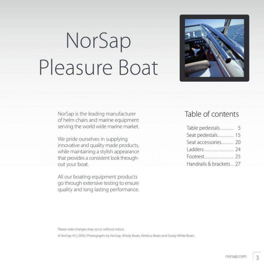 NorSap - Pleasure Boat Equipment. Page 3