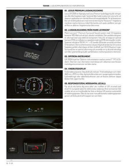 Lexus UX 250h. Page 16