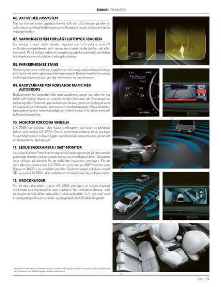 Lexus UX 250h. Page 19