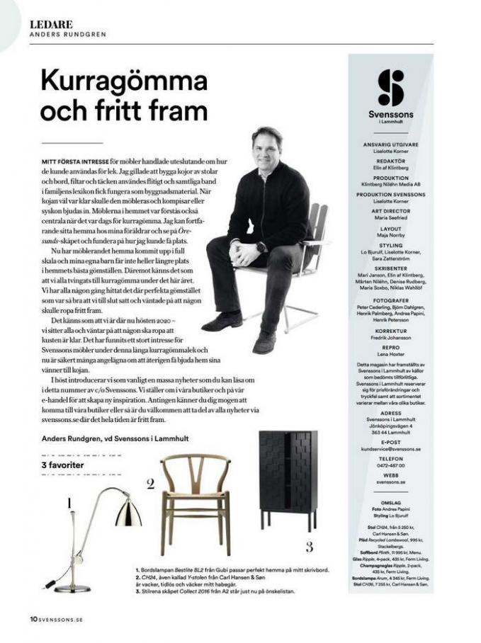 Svenssons Höst/vinter 2020–2021. Page 10