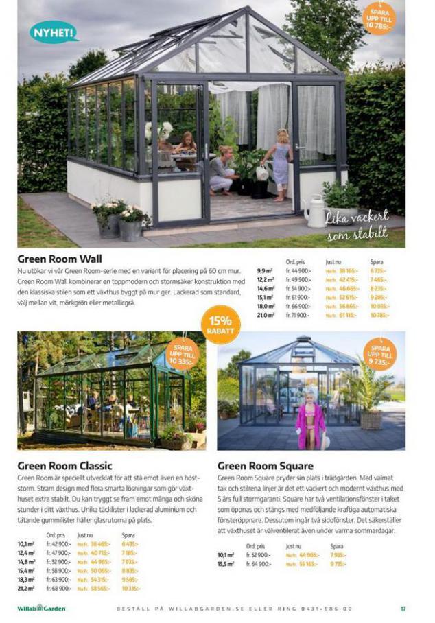 Willab Garden Erbjudande September Magazine. Page 17