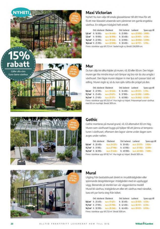 Willab Garden Erbjudande September Magazine. Page 20