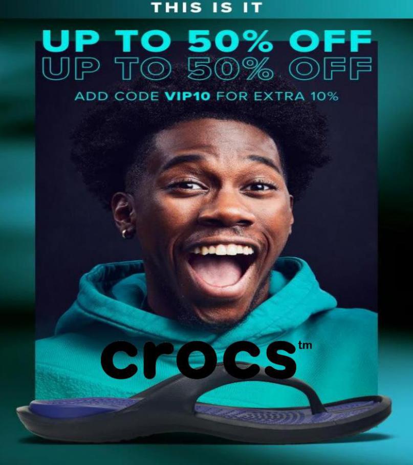 Hurry! This 50% off sale is almost done. Crocs (2021-11-25-2021-11-25)