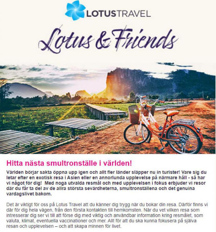 Erbjudande. Lotus Travel (2021-10-31-2021-10-31)