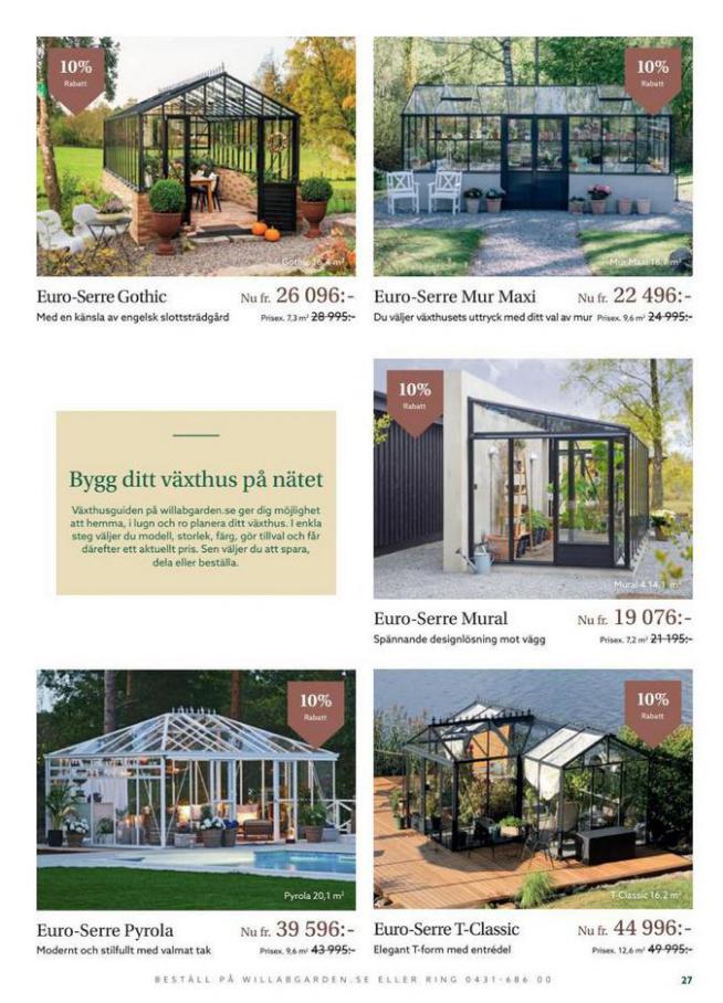 Willab Garden Erbjudande Magazine. Page 27
