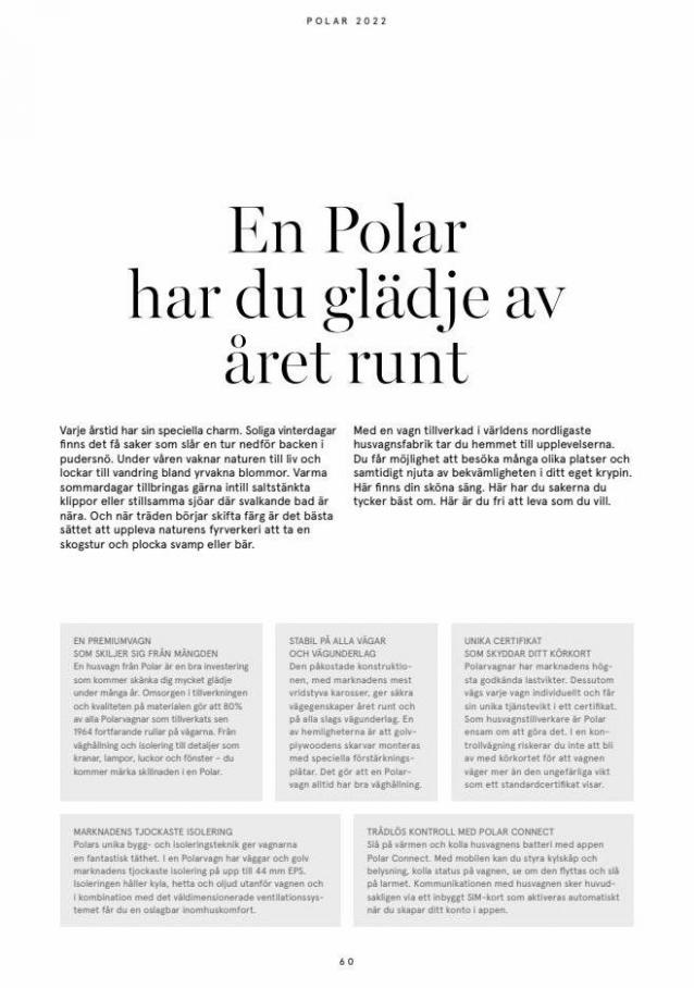 Polar Erbjudande Katalog 2022. Page 60