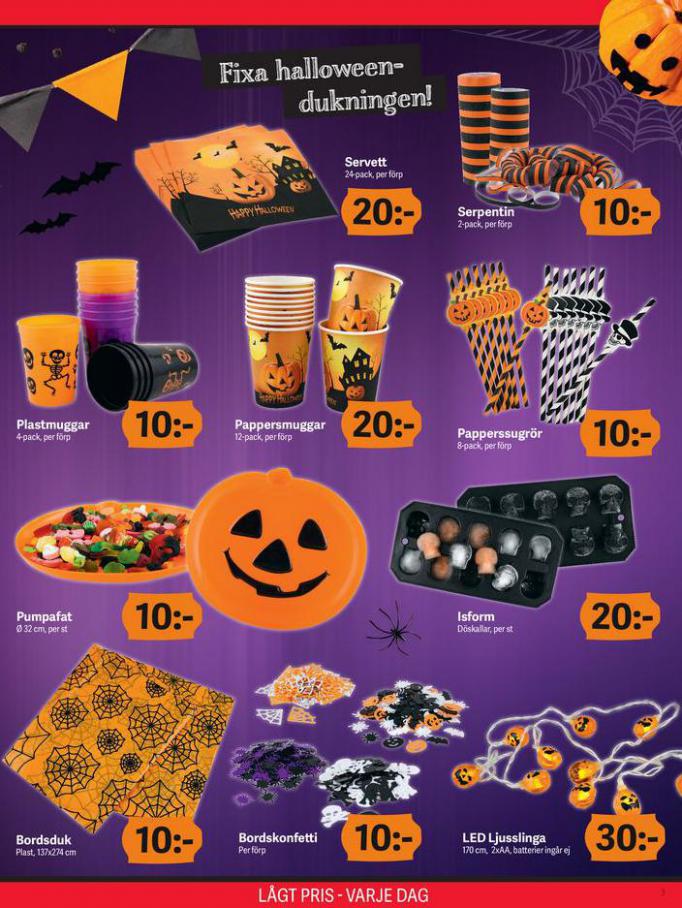 DollarStore Erbjudande Halloween 2021. Page 3