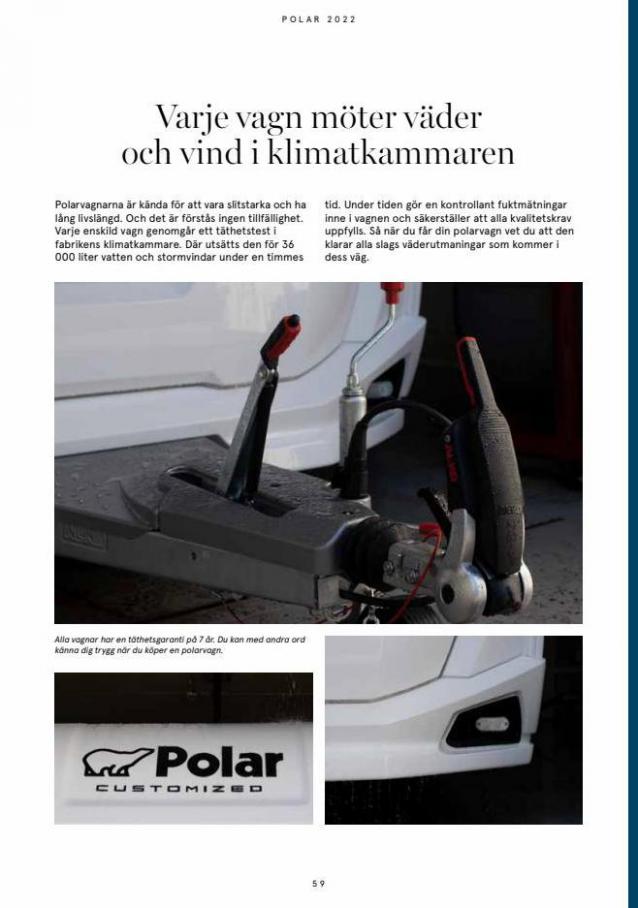 Polar Erbjudande Katalog 2022. Page 59