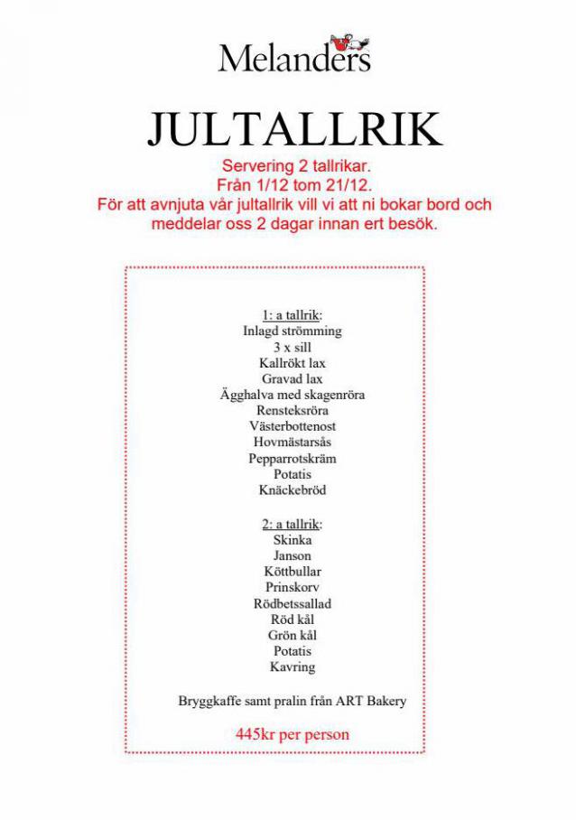 JULTALLRIK. Melanders (2021-12-21-2021-12-21)