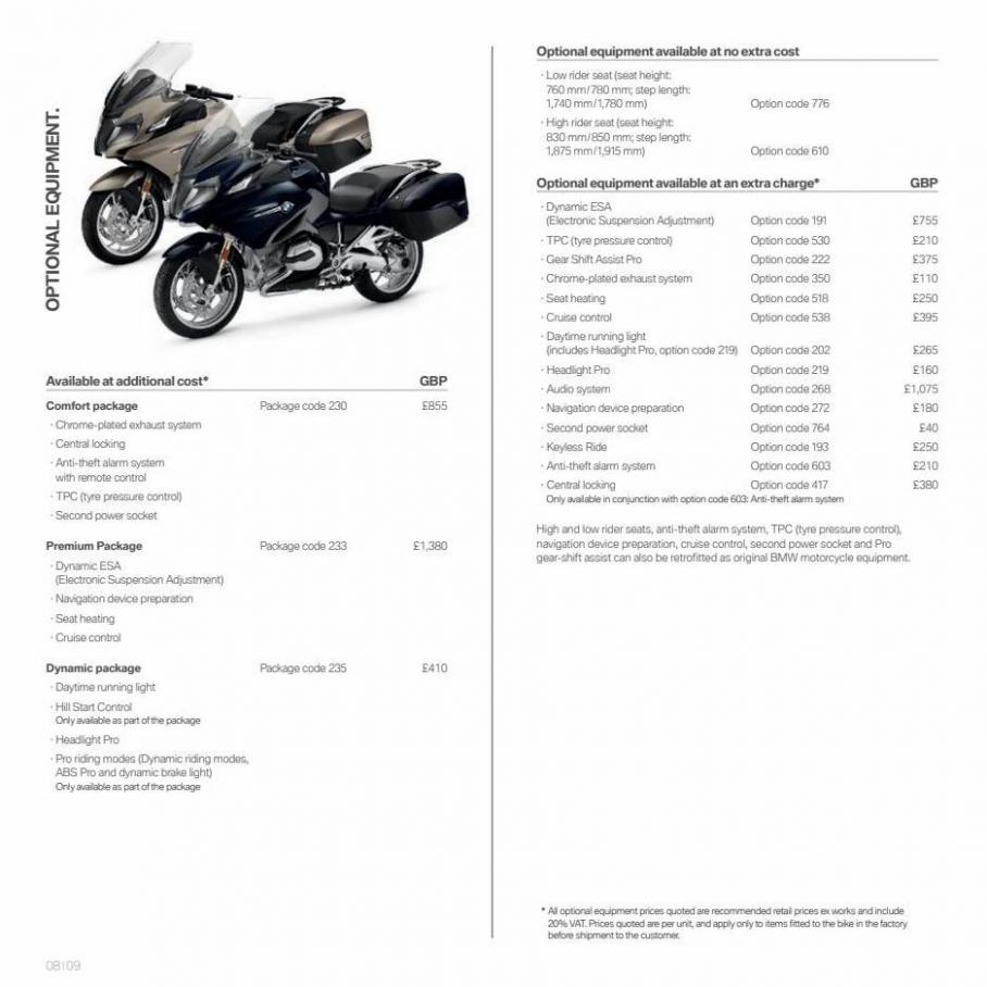 BMW Motorcyklar R1200RT. Page 8