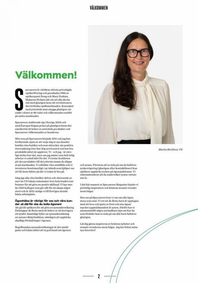 Specsavers Magasin. Page 2