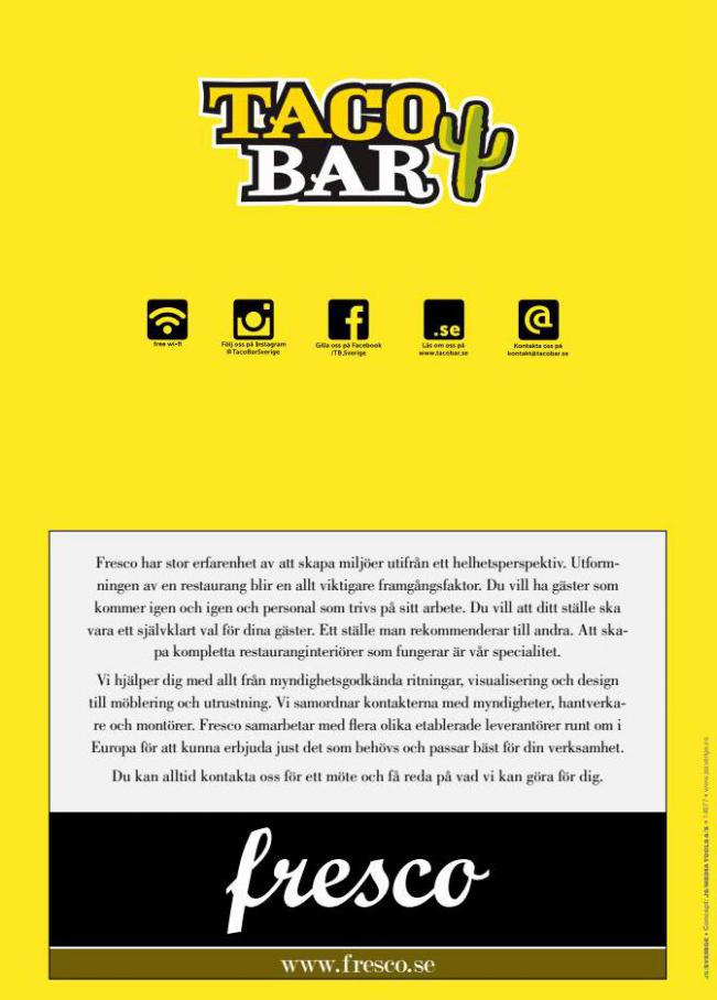 Taco Bar Broschyr. Page 12