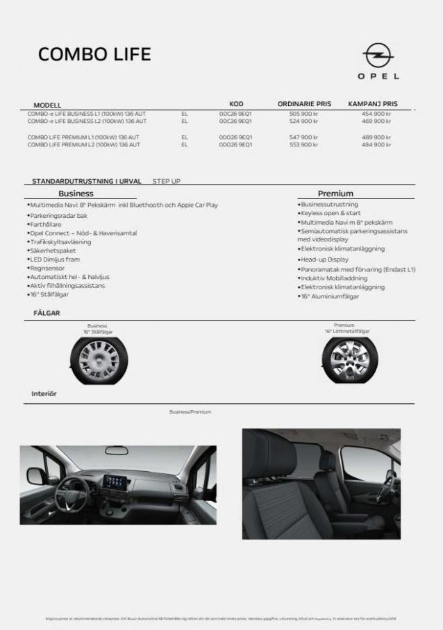 Opel - Combo-e Life. Page 2