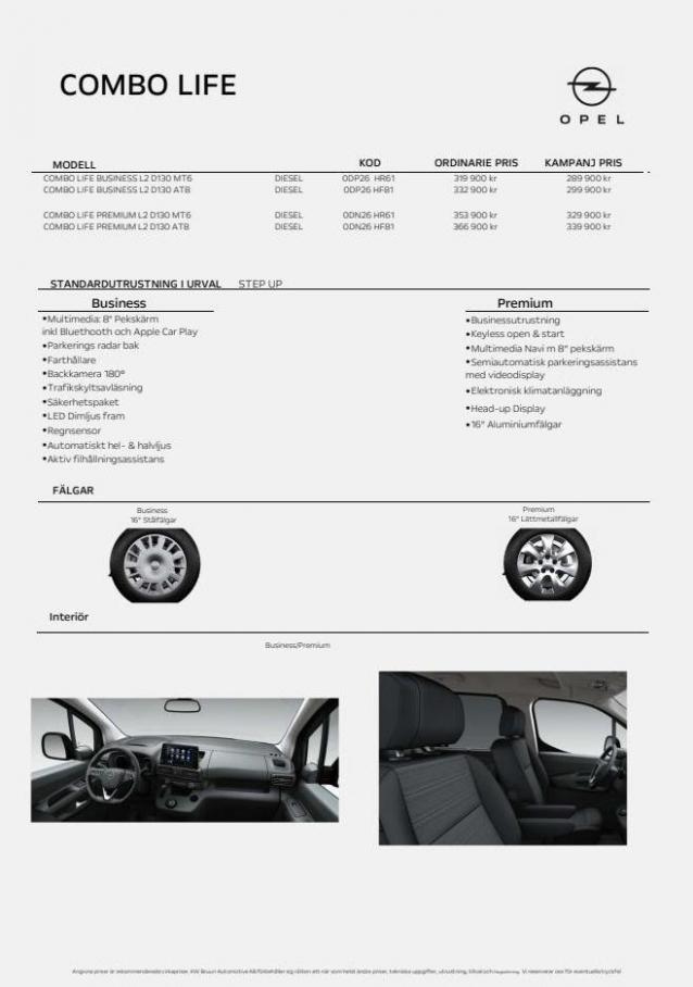 Opel - Combo Life. Page 2