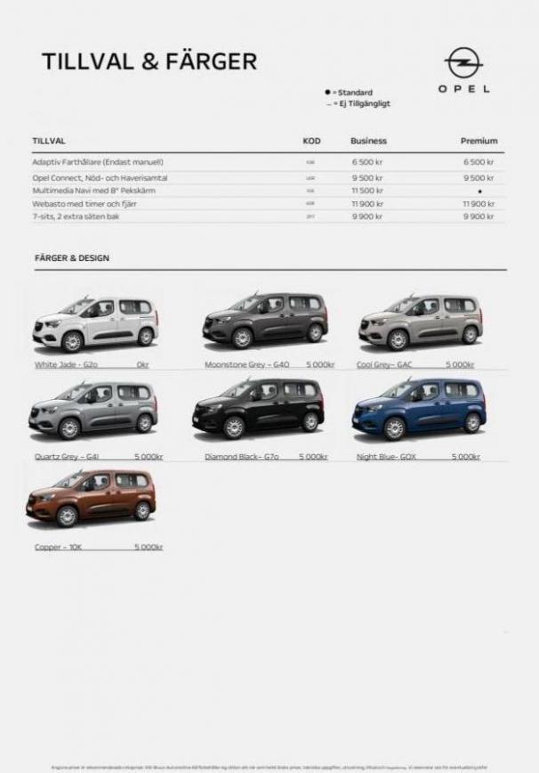 Opel - Combo Life. Page 3