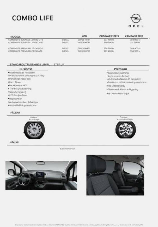 Opel - Combo Life. Page 2