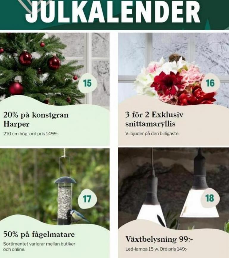 Blomsterlandet Erbjudande Julkalender 2021. Page 5