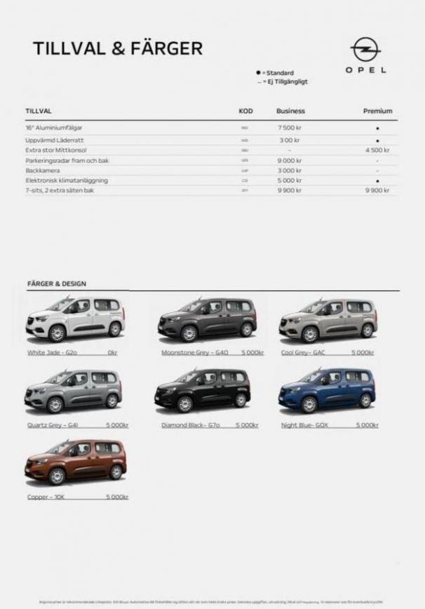 Opel - Combo-e Life. Page 3