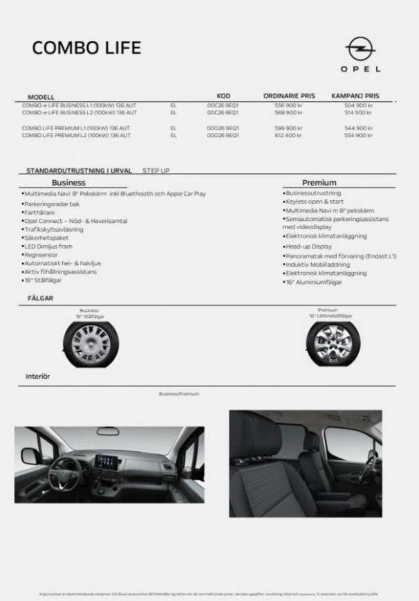 Opel - Combo-e Life. Page 2