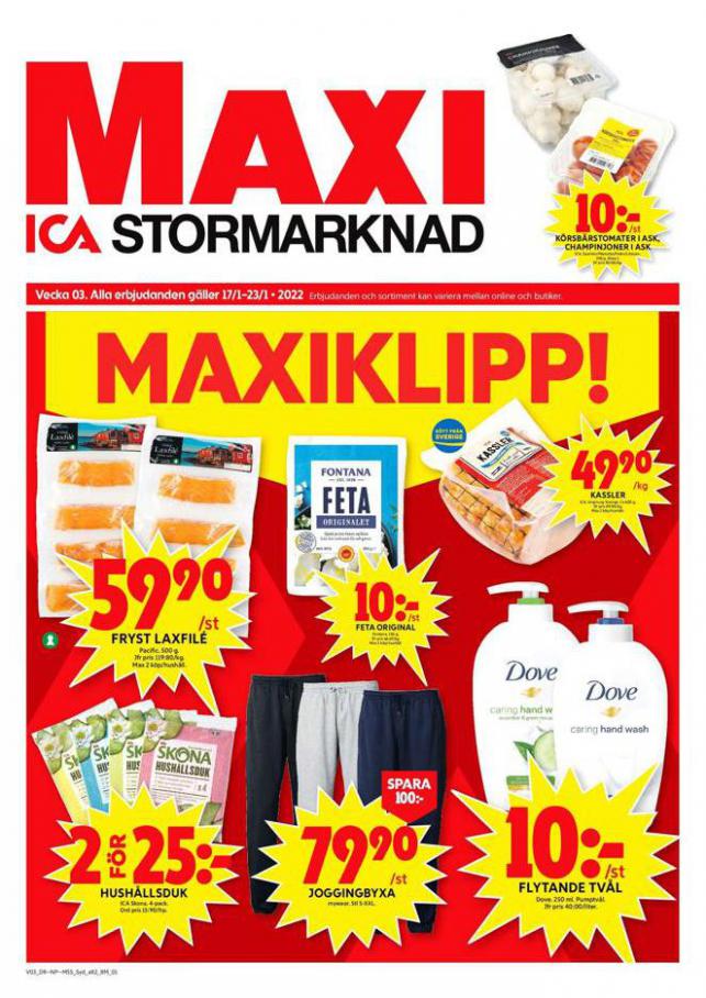 ICA Maxi Erbjudanden. ICA Maxi (2022-01-23-2022-01-23)