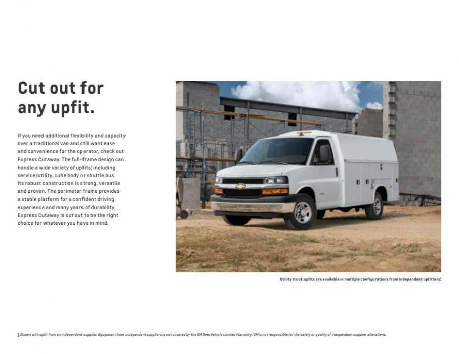 Chevrolet Express Cutaway 2022. Page 2