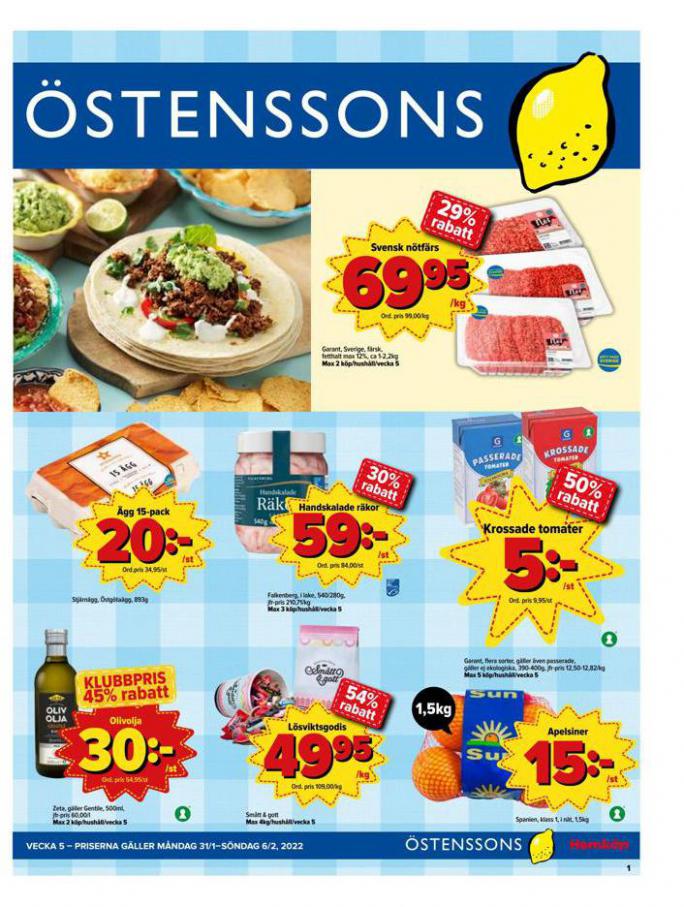 Veckans Erbjudanden Östenssons. Östenssons (2022-02-06-2022-02-06)