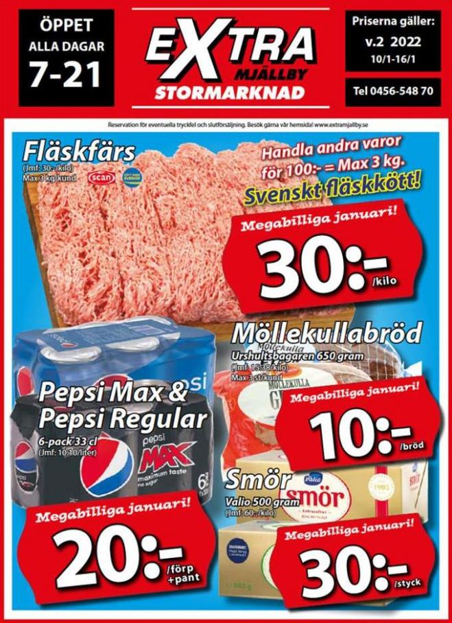 Extra Mjällby Stormarknad veckans blad. Extra Mjällby Stormarknad (2022-01-16-2022-01-16)