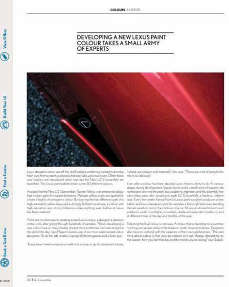 Lexus LC Convertible. Page 38