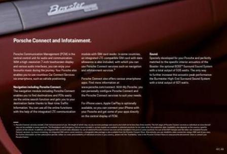 Porsche Boxster 25 years edition. Page 47