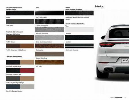 The new Cayenne Turbo S E-Hybrid models. Page 39