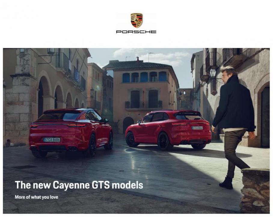 The new Cayenne GTS models. Porsche (2023-01-31-2023-01-31)