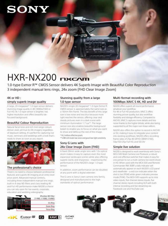 Sony HXR-NX200. Sony (2022-04-24-2022-04-24)