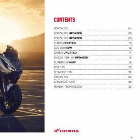Honda Scooters 2022. Page 3