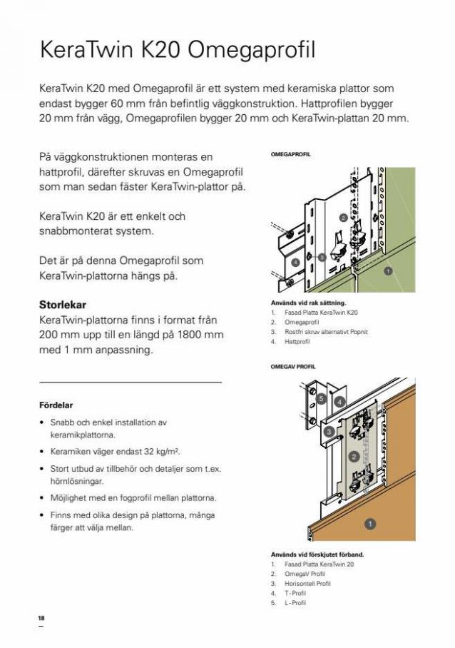 Svenska Kakel Fasad System. Page 18