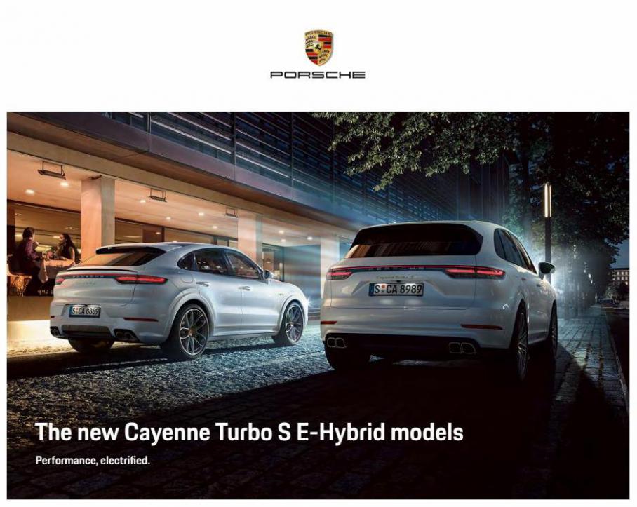 The new Cayenne Turbo S E-Hybrid models. Porsche (2023-01-31-2023-01-31)