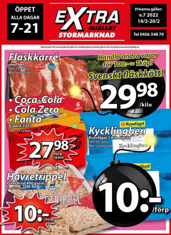 Extra Mjällby Stormarknad veckans blad. Extra Mjällby Stormarknad (2022-02-20-2022-02-20)