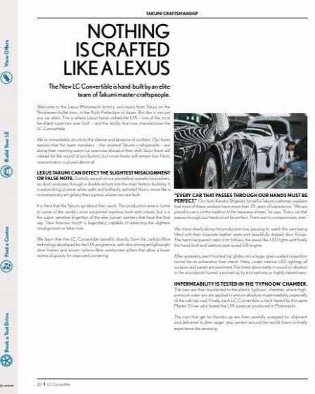 Lexus LC Convertible. Page 20