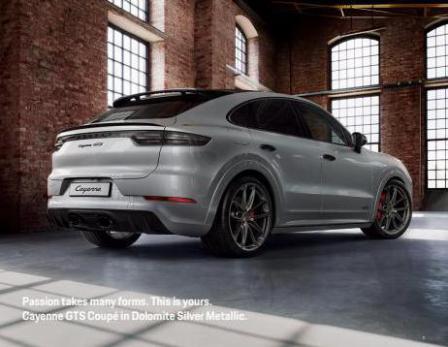 The new Cayenne GTS models. Page 38