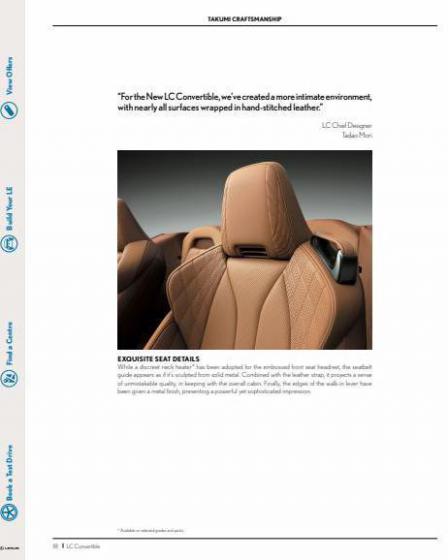 Lexus LC Convertible. Page 18