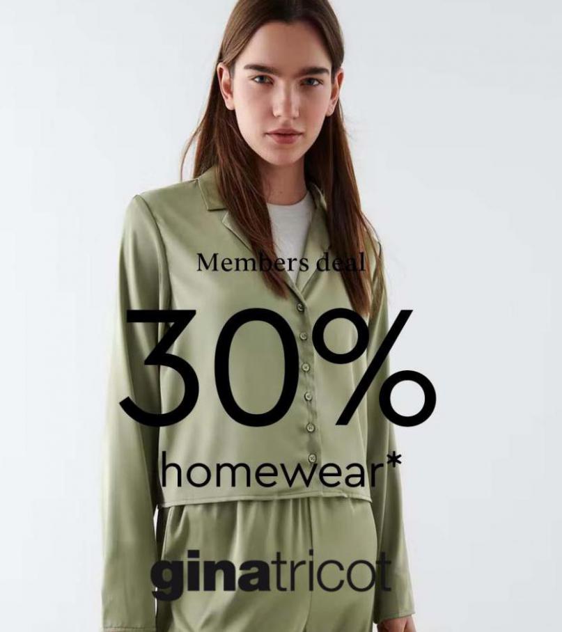 30% Homewear. Gina Tricot (2022-04-22-2022-04-22)