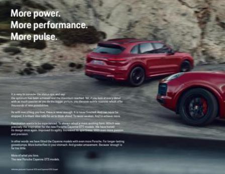 The new Cayenne GTS models. Page 12