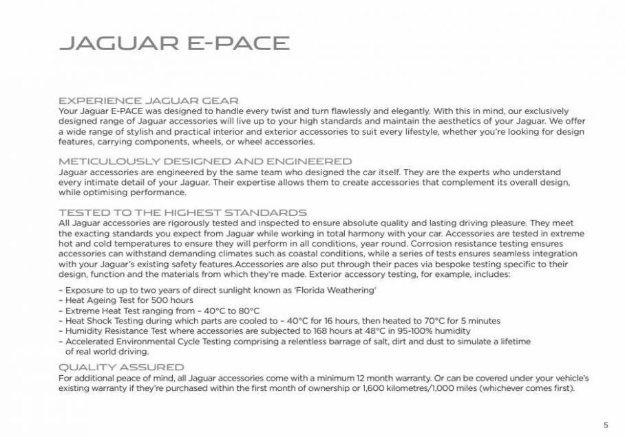 Jaguar E-Pace. Page 5