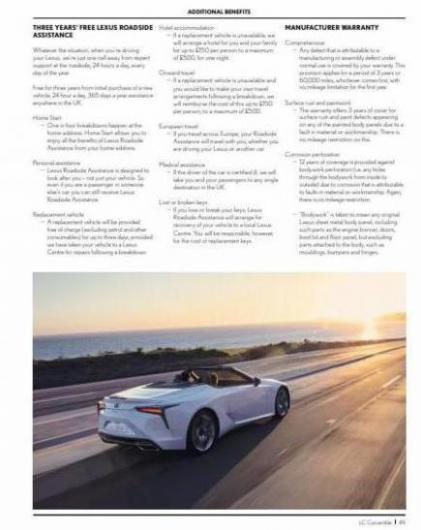 Lexus LC Convertible. Page 49