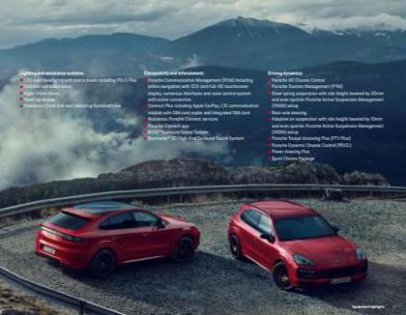 The new Cayenne GTS models. Page 35