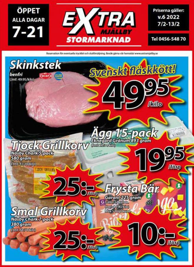 Extra Mjällby Stormarknad veckans blad. Extra Mjällby Stormarknad (2022-02-13-2022-02-13)