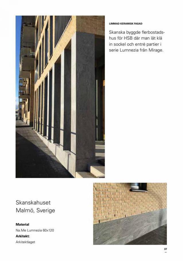 Svenska Kakel Fasad System. Page 37