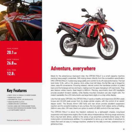 Honda Adventure 2022. Page 17
